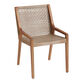 Davao All Weather Wicker and Wood Outdoor Dining Chair Set of 2 image number 0