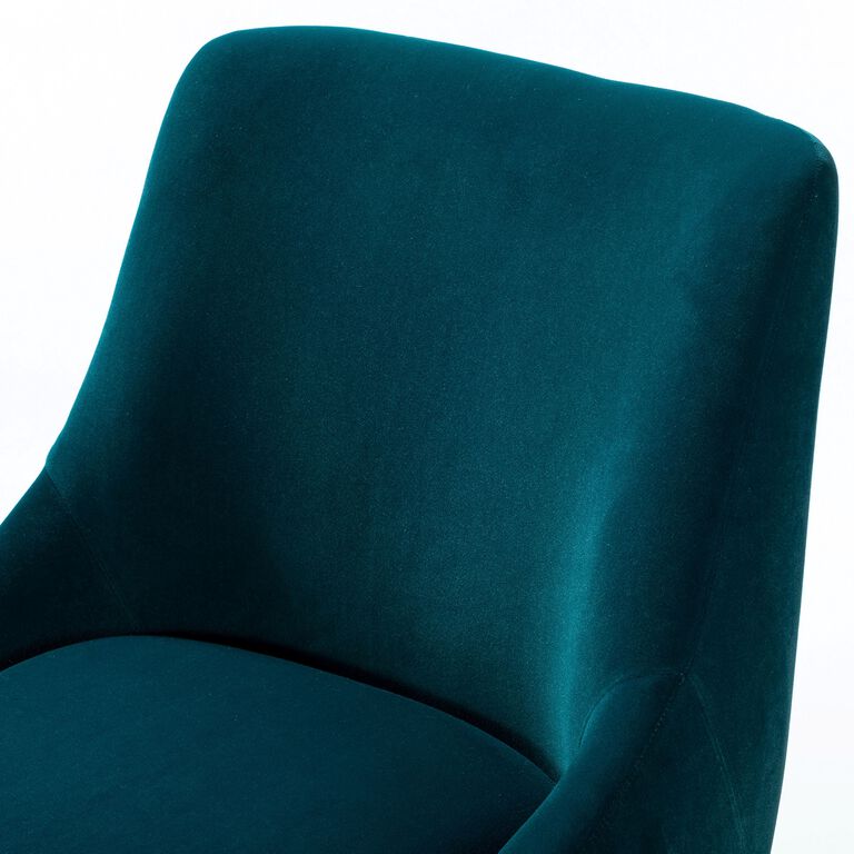 Alton Velvet Upholstered Office Chair image number 6
