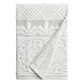 Lacey Ivory And Gray Sculpted Lattice Bath Towel image number 0