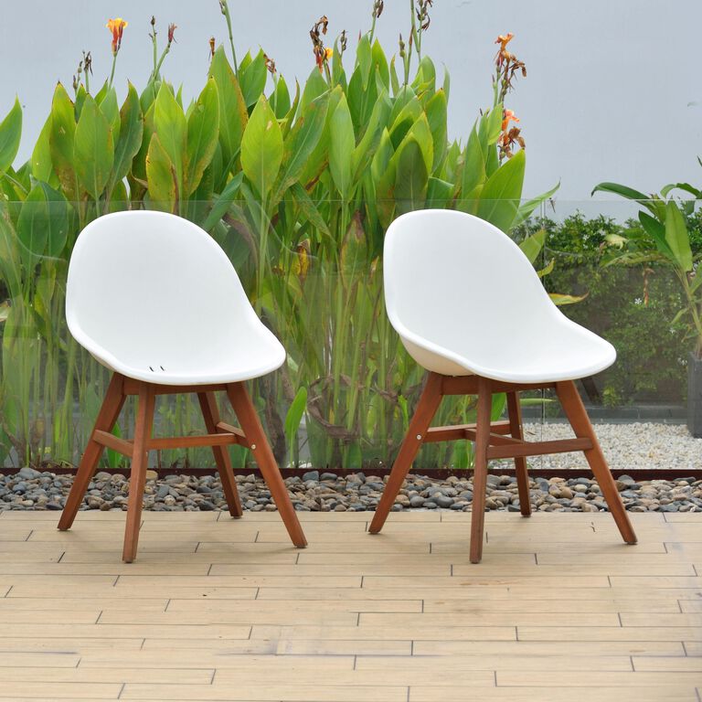 Jarle Molded Resin Outdoor Chair Set of 2 image number 2