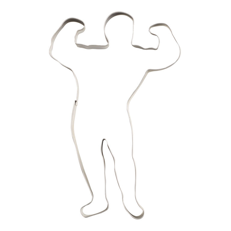 Bake the Perfect Man Stainless Steel Cookie Cutter image number 2