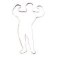 Bake the Perfect Man Stainless Steel Cookie Cutter image number 1