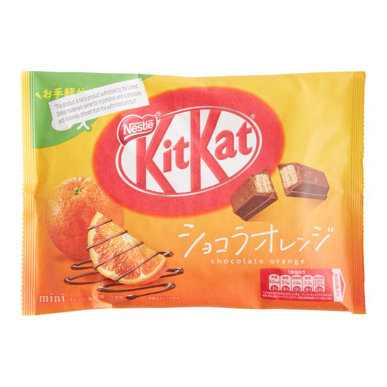 Nestle Kit Kat Mini Orange Wafer Bars Bag image number 1