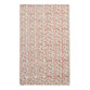 Terracotta Florals Block Print Waffle Weave Hand Towel image number 1