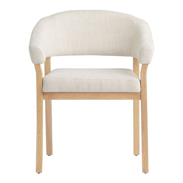 Dyanna Porcelain Upholstered Dining Chair Set of 2 image number 3