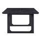Burman Extra Long Black Wood Dining Table image number 2