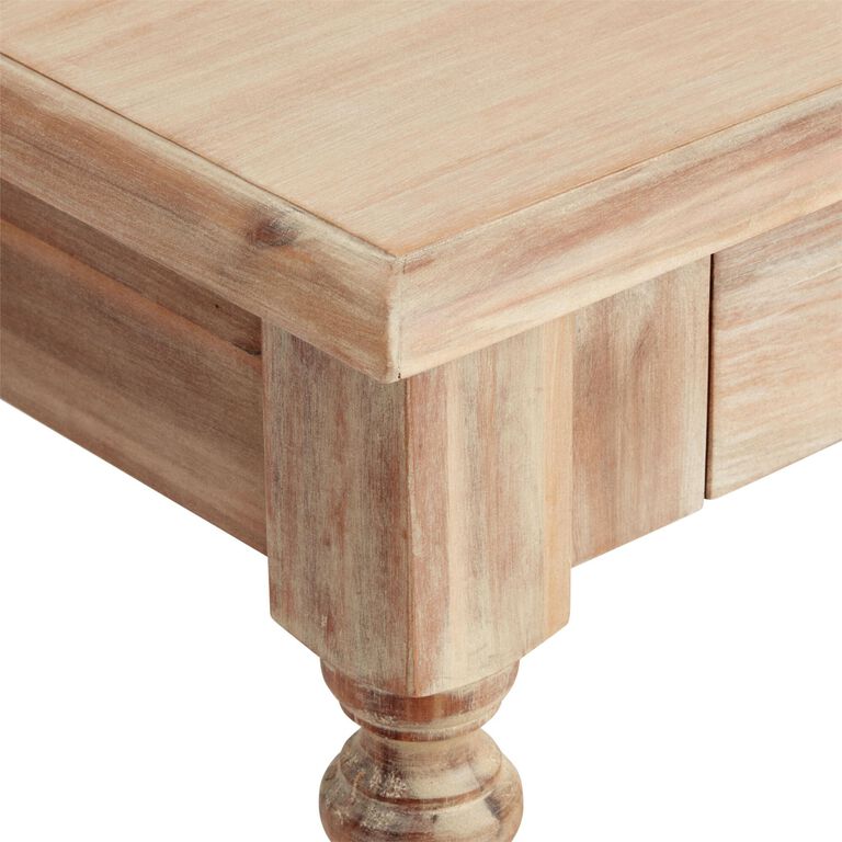 Everett Short Weathered Natural Wood Foyer Table image number 6