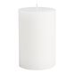 4x6 White Unscented Pillar Candle image number 0