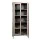 Besson Graywash Acacia Wood and Glass Display Cabinet image number 2