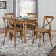 Syena Gray Wood and Rattan Side Chair Set of 2 image number 1