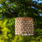 Copper Drum Chevron Fabric Solar LED Lantern image number 4