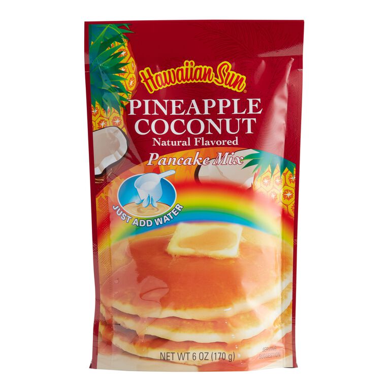 Hawaiian Sun Pineapple Coconut Pancake Mix Set of 4 image number 1