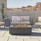 Agean Steel Gas Fire Pit Table image number 1
