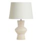 White Terracotta Stacked Table Lamp Base image number 2