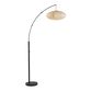 Corinne Metal And Paper Shade Arc Floor Lamp image number 0