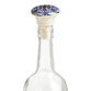Tunis White And Blue Hand Painted Bottle Stopper image number 0