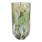 Marbled Glass Cylinder Vase image number 0