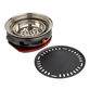 Cast Iron and Wood Korean Style Portable Charcoal BBQ Grill image number 0