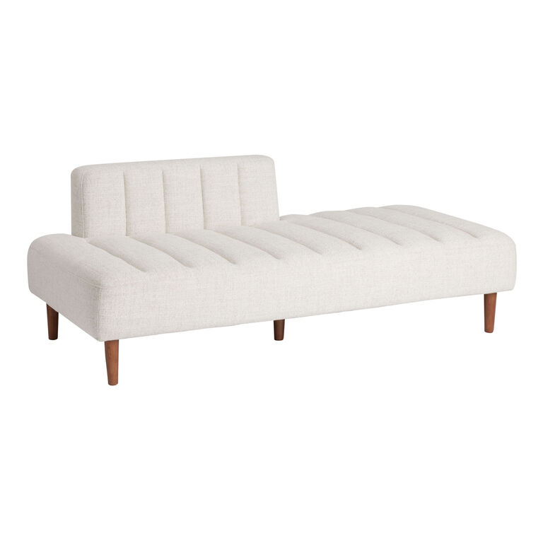Dalton Dove Gray Channel Back Daybed Lounger image number 1