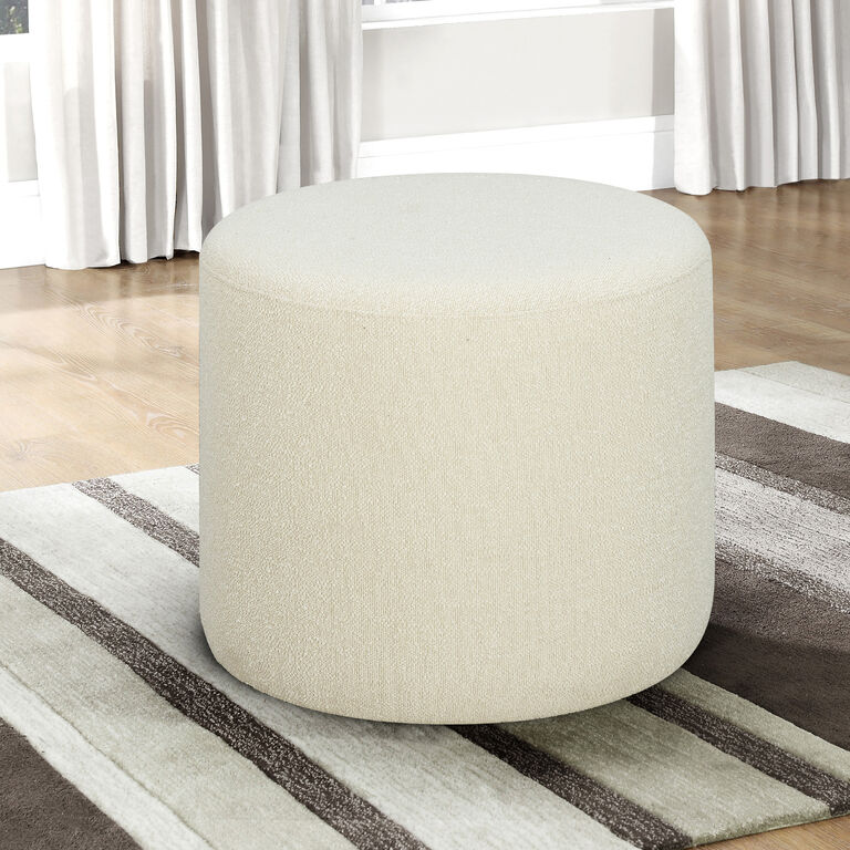 Pelier Round Upholstered Stool image number 7