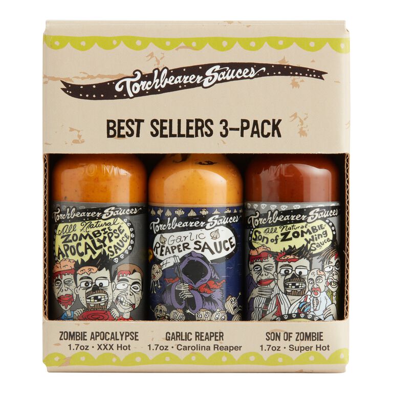 Torchbearer Bestsellers Mini Hot Sauce Gift Set 3 Pack image number 1