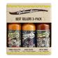 Torchbearer Bestsellers Mini Hot Sauce Gift Set 3 Pack image number 0