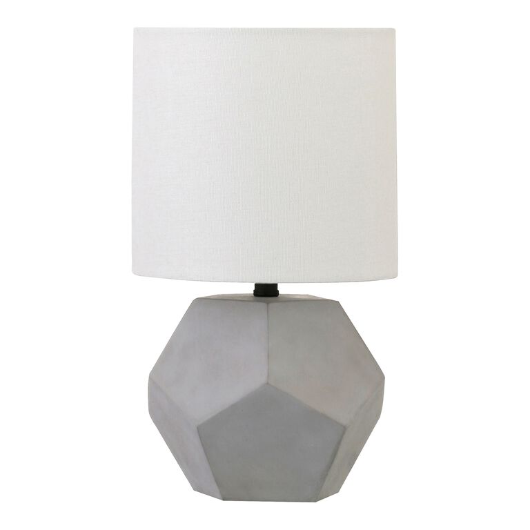 Fredo Geometric Concrete Accent Lamp image number 2