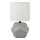 Fredo Geometric Concrete Accent Lamp image number 1