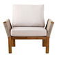 Zurich All Weather Rope and Acacia Wood Outdoor Armchair image number 2