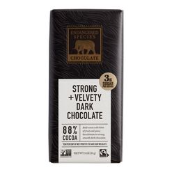 Endangered Species 88% Dark Chocolate Bar