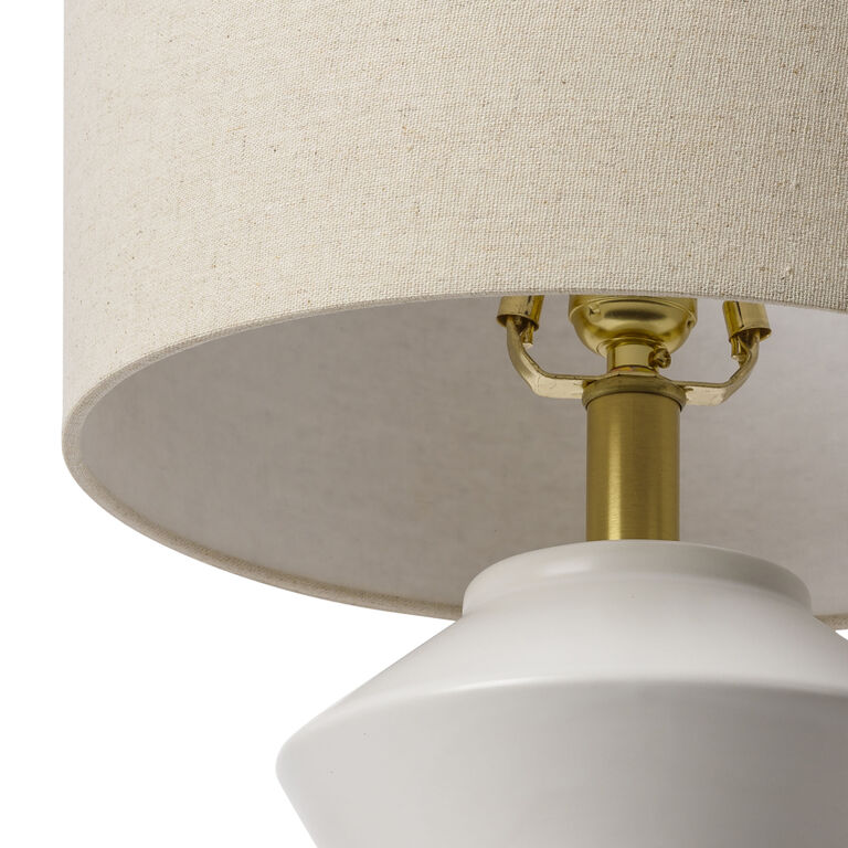 Orsman Ceramic Modern Stacked Table Lamp image number 3