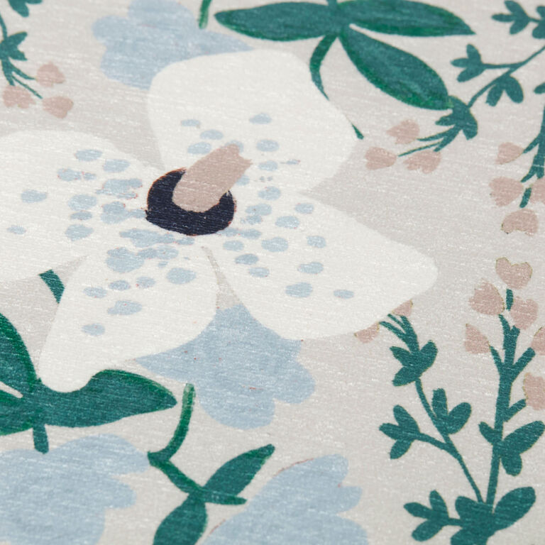 Rifle Paper Co. Gray And Blue Floral Floor Cushion image number 4
