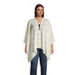 Keely Ivory Mixed Stripe Knit Wrap image number 0