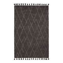 Logan Gray And Ivory Moroccan Style Wool Blend Area Rug