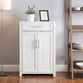 Windport White Storage Cabinet With Drawer image number 3