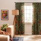 Green Multicolor Tropics Sleeve Top Curtain Set Of 2 image number 1