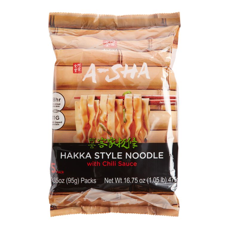 A-Sha Chili Hakka Flat Noodles image number 1