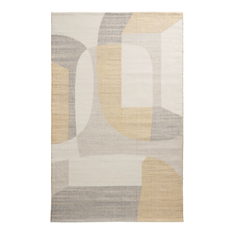 Ordaz Multicolor Modern Abstract Indoor Outdoor Rug image number 1