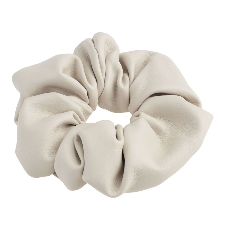 CHIMMI Faux Leather Hair Scrunchie image number 1
