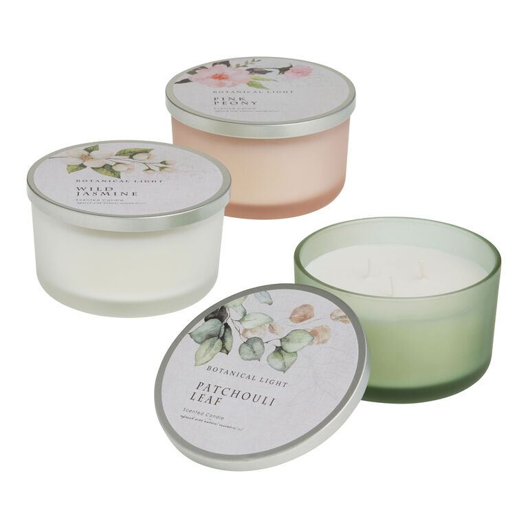 Spring Botanical 3 Wick Scented Candle image number 1