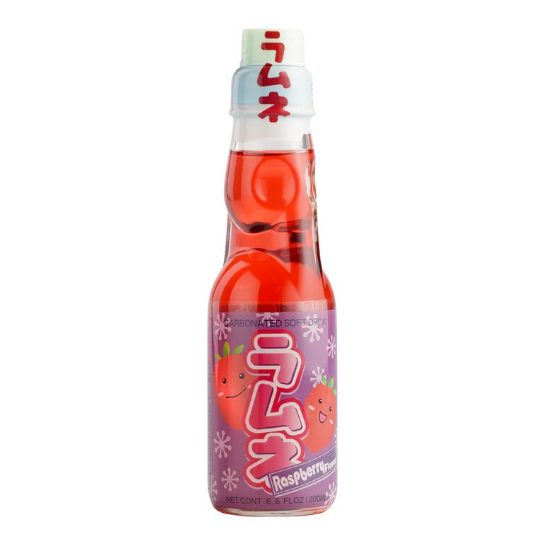 Hatakosen Raspberry Ramune Soda image number 1