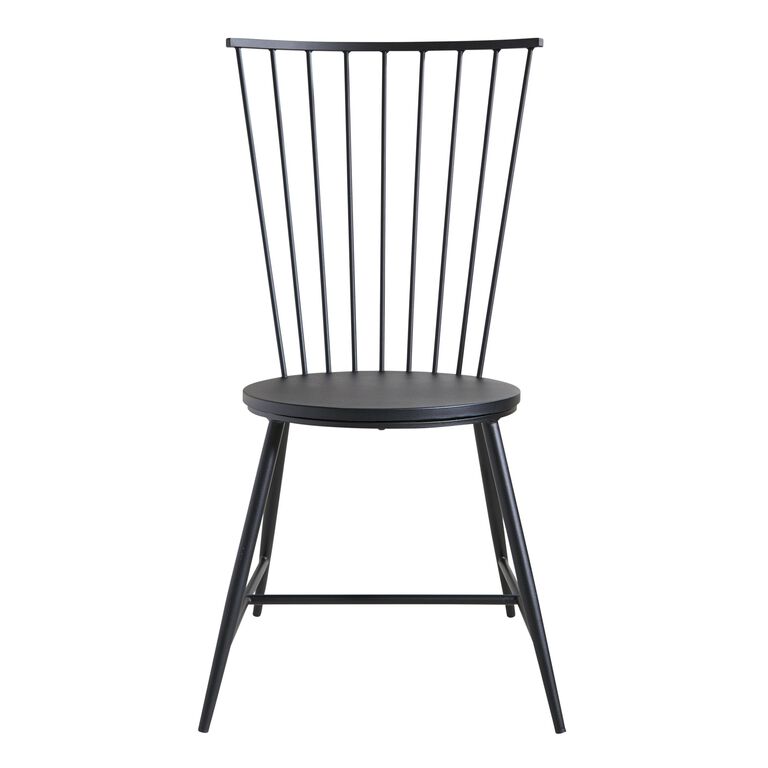 Neal Black Steel Dining Chair image number 2