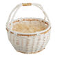 Large Natural And White Woven Easter Gift Basket Kit image number 0
