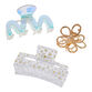 Spring Floral Assorted Claw Clips 3 Pack image number 0