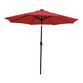 Market 9 Ft Tilting Patio Umbrella with Solar LED Lights image number 0