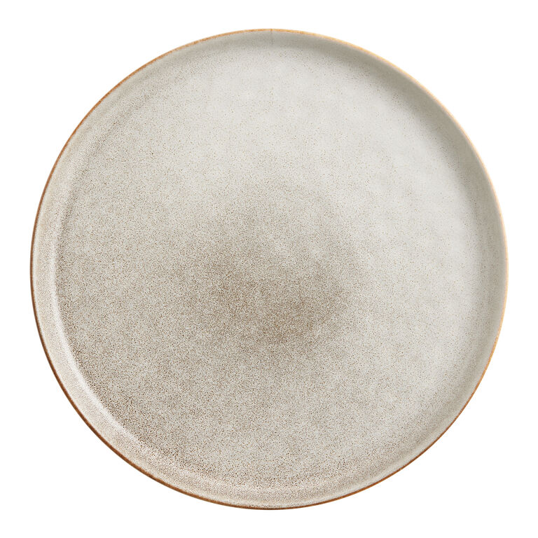 Vita Ivory And Brown Reactive Glaze Dinner Plate image number 1