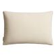 Oversized Blue And Ivory Ribbed Carpet Print Lumbar Pillow image number 2