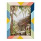 Wood Rainbow Lacquer Chevron Frame image number 0