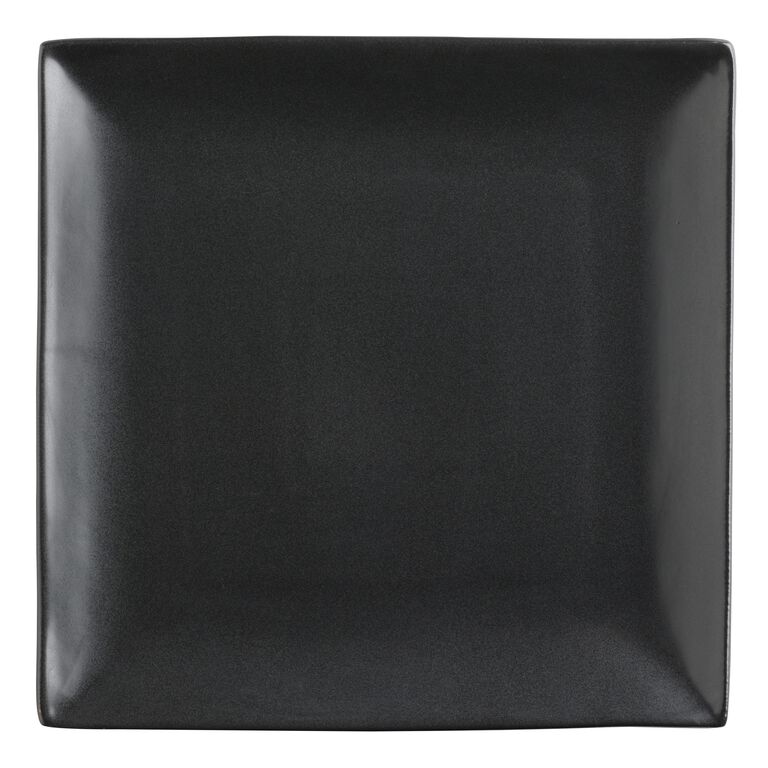 Trilogy Square Black Dinner Plate Set Of 4 image number 1