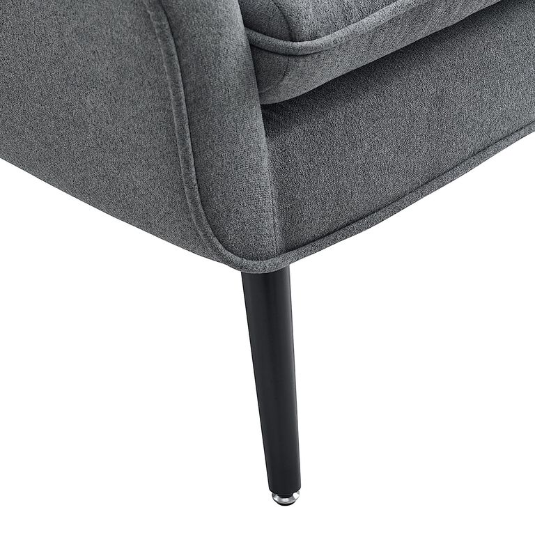 Brooks Tufted Flannel Upholstered Chair image number 5